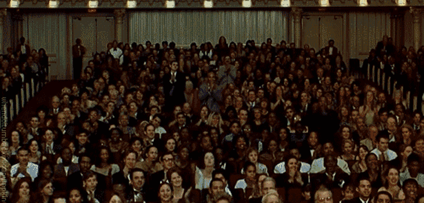 A standing ovation