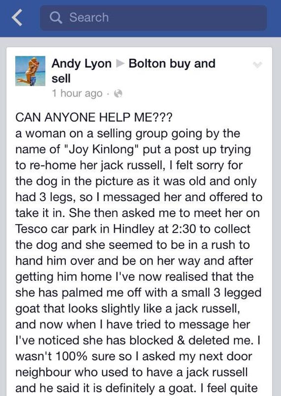 The best Facebook status ever? Probably... The Poke