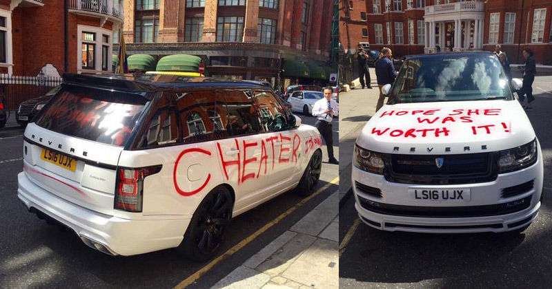Cheater gets their Range Rover 