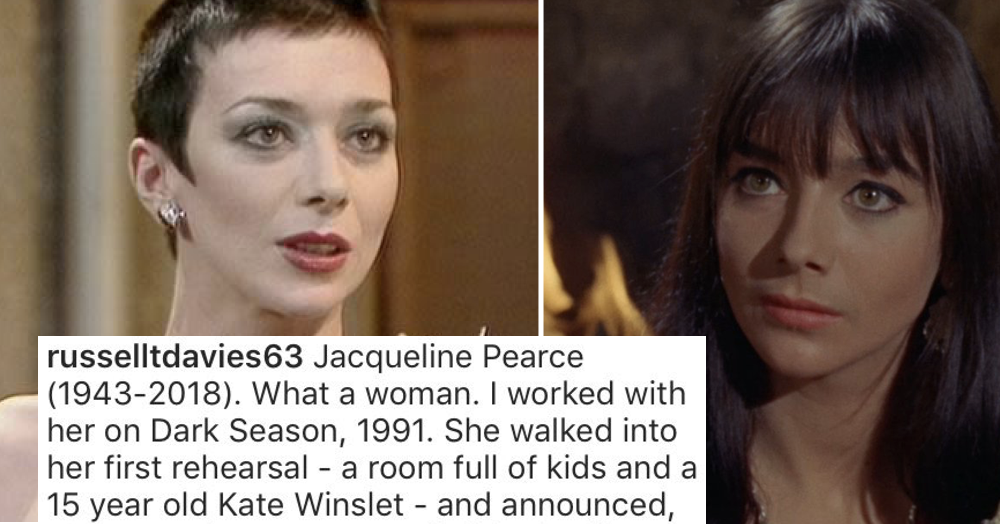 Blake's 7 star Jacqueline Pearce has died aged 74 and this fabulous Russell T Davies story tops