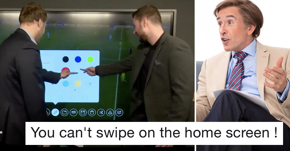 The Alan Partridge touch screen failure became reality on Leeds United