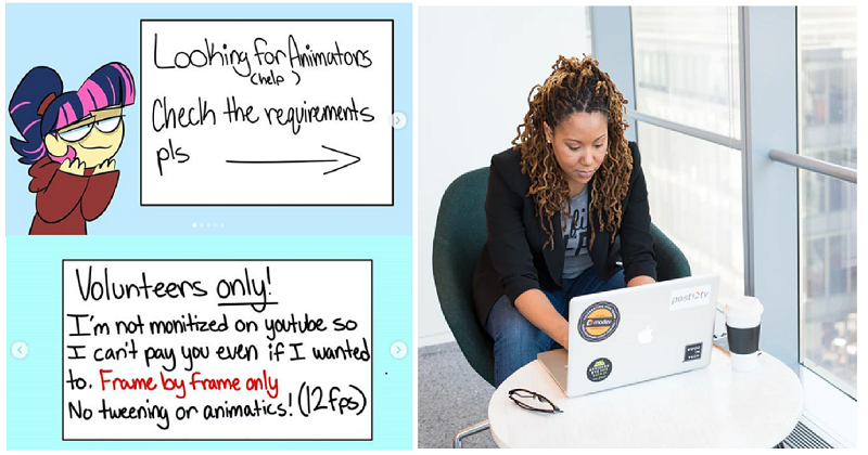 This animation job has a lot of unreasonable conditions and no pay ...