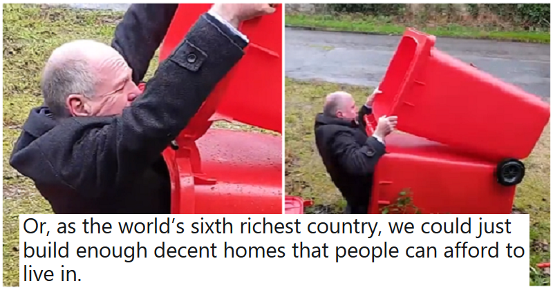 Who Invented Dustbin A multimillionaire invented bin pods for the homeless and was widely ...