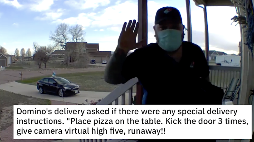 This pizza delivery driver went viral after he followed the ...