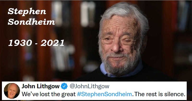 The Musical Theatre world and beyond mourns the loss of legendary ...