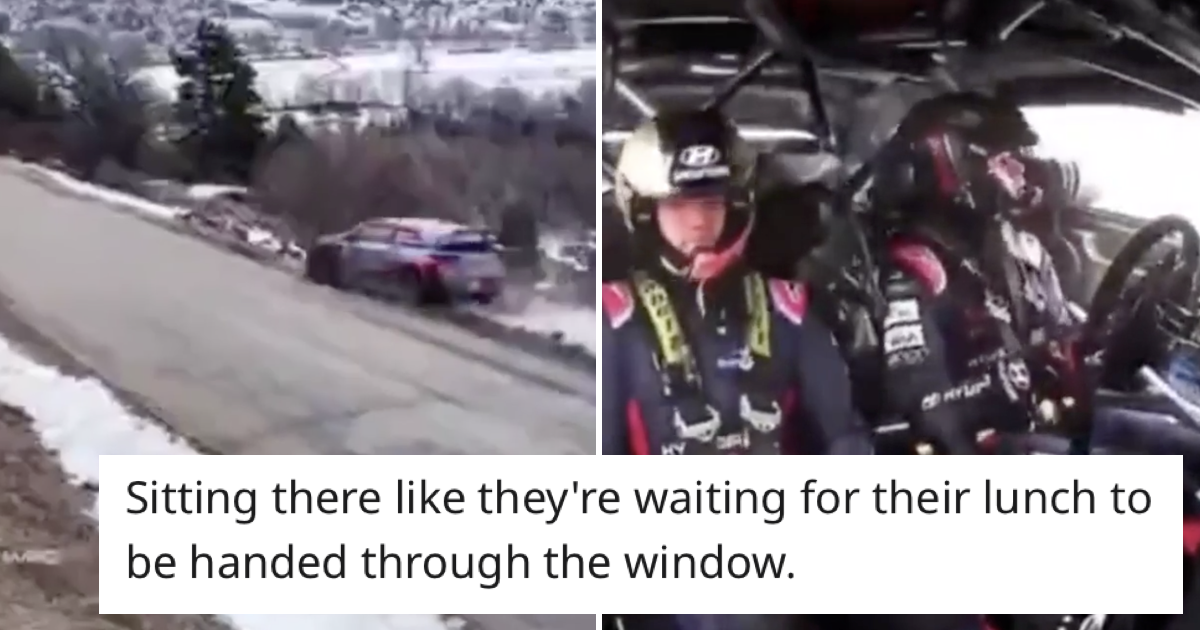 Worst Rally Driver The rally drivers' reaction to this terrifying crash is a proper jaw ...