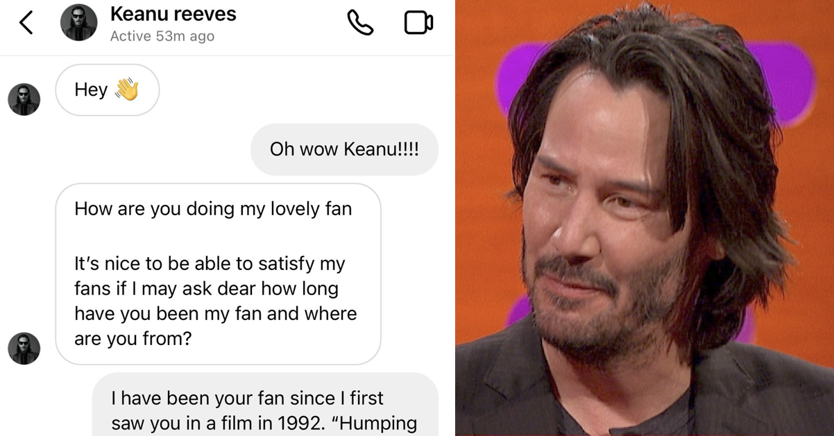 The hilarious treatment of this guy pretending to be Keanu Reeves is ...