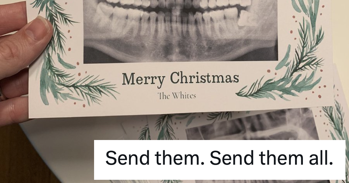 This tale of a homemade Christmas card gone hilariously wrong is an