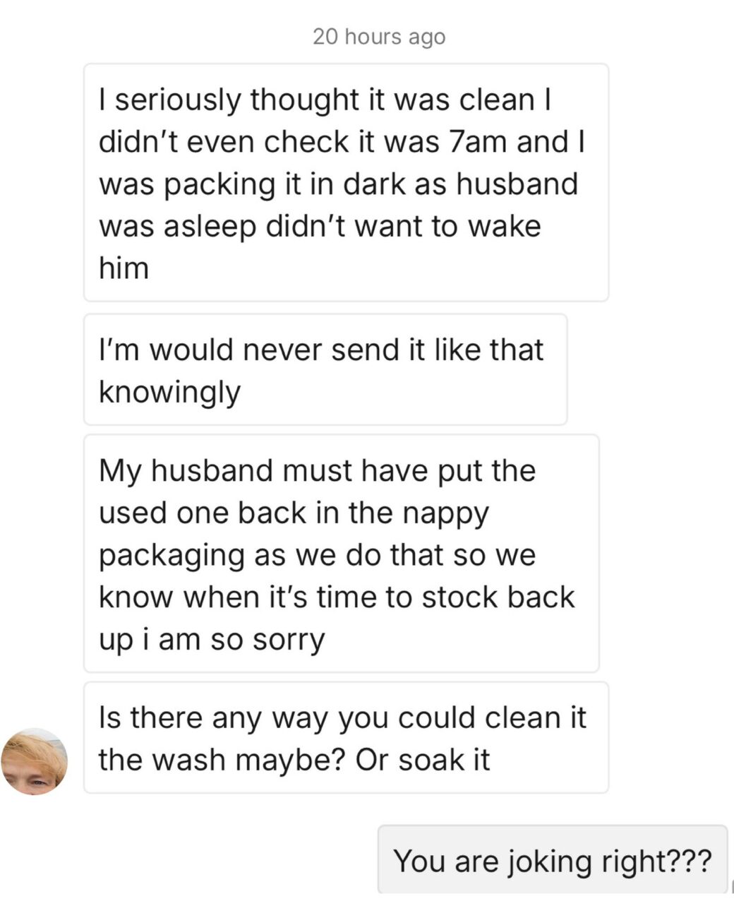 This hilarious tale of a cutprice Vinted delivery gone horribly wrong