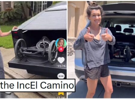 An influencer’s Cybertruck demo was made so much better when a minivan owner entered the chat