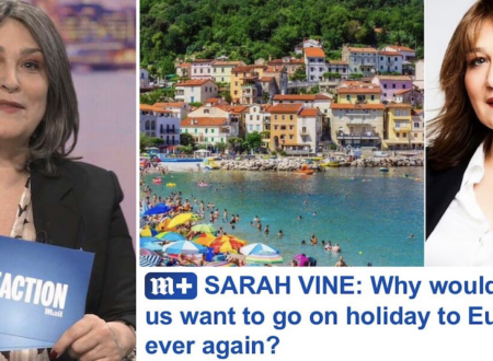 The Mail’s Sarah Vine asked why anyone would go to Europe on holiday and was owned into next year