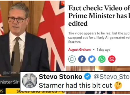 This spoof Keir Starmer speech was excellent, but the very serious fact check made it so much better - satire Archives - The Poke
