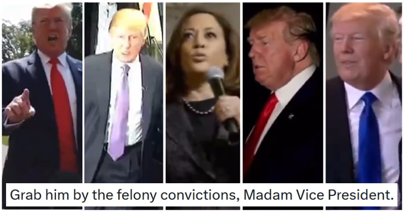 Trump Add People want Kamala Harris to re-run her 2019 advert because it ...