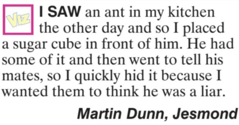 Sentence Using Viz People have been sharing the Viz letters that live rent free in their ...