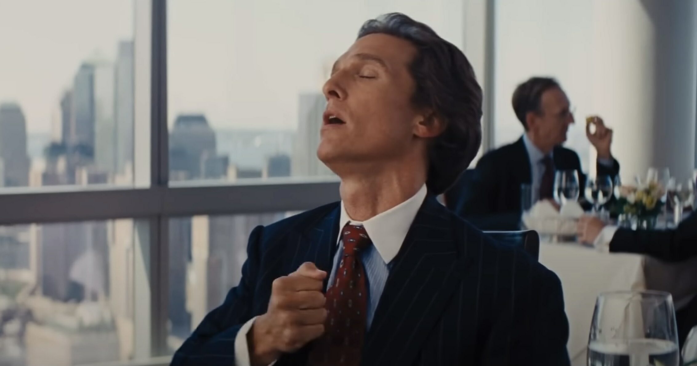 Matthew McConaughey in The Wolf Of Wall Street