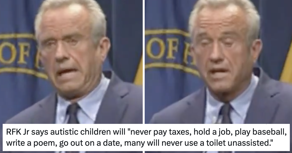 RFK Jr's vile untruths about autism got just the responses they deserved - 17 devastating and totally on-point takedowns