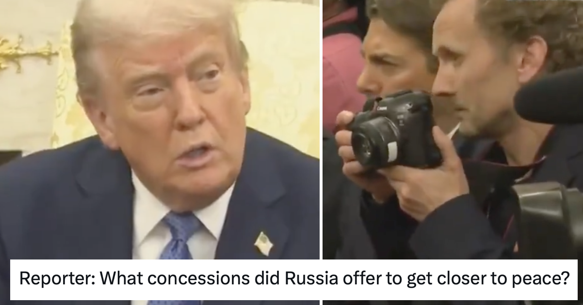 Trump was asked precisely what concessions his Ukraine peace 'plan' was asking of Russia and never was the 'art of the deal' so exposed