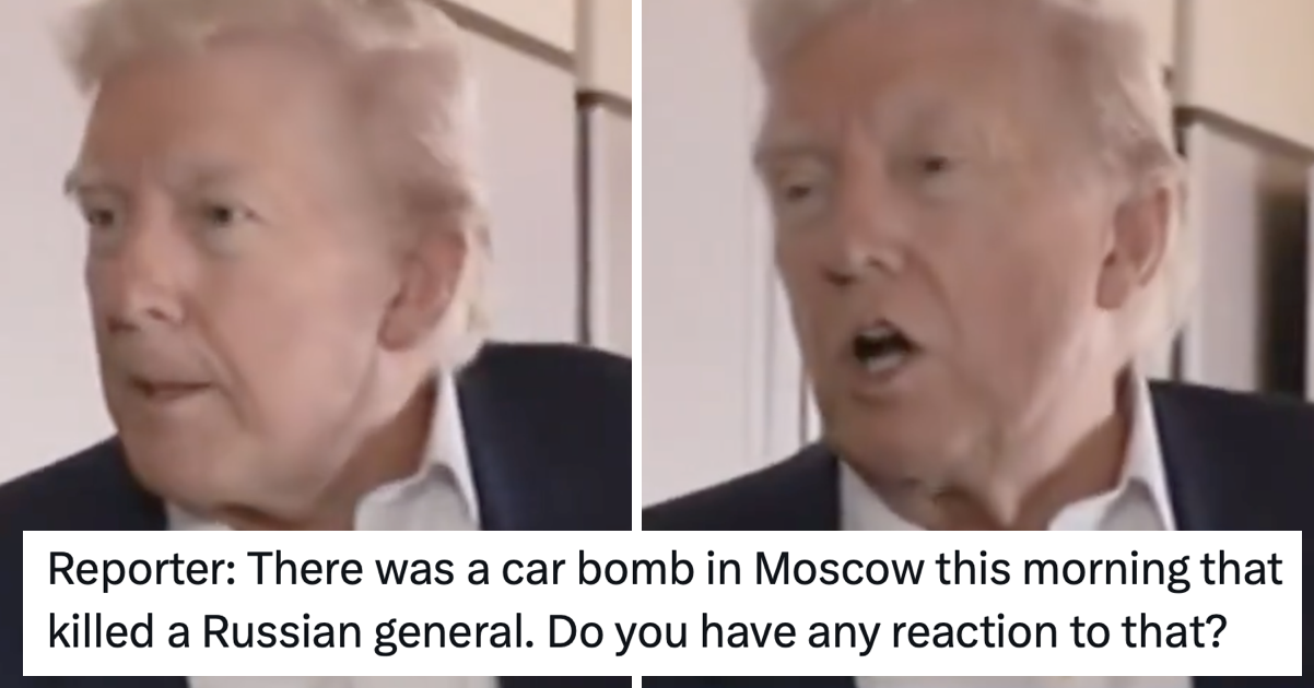 Donald Trump was asked about the Moscow car bomb and his response is a jaw-dropping glimpse into how his presidency works