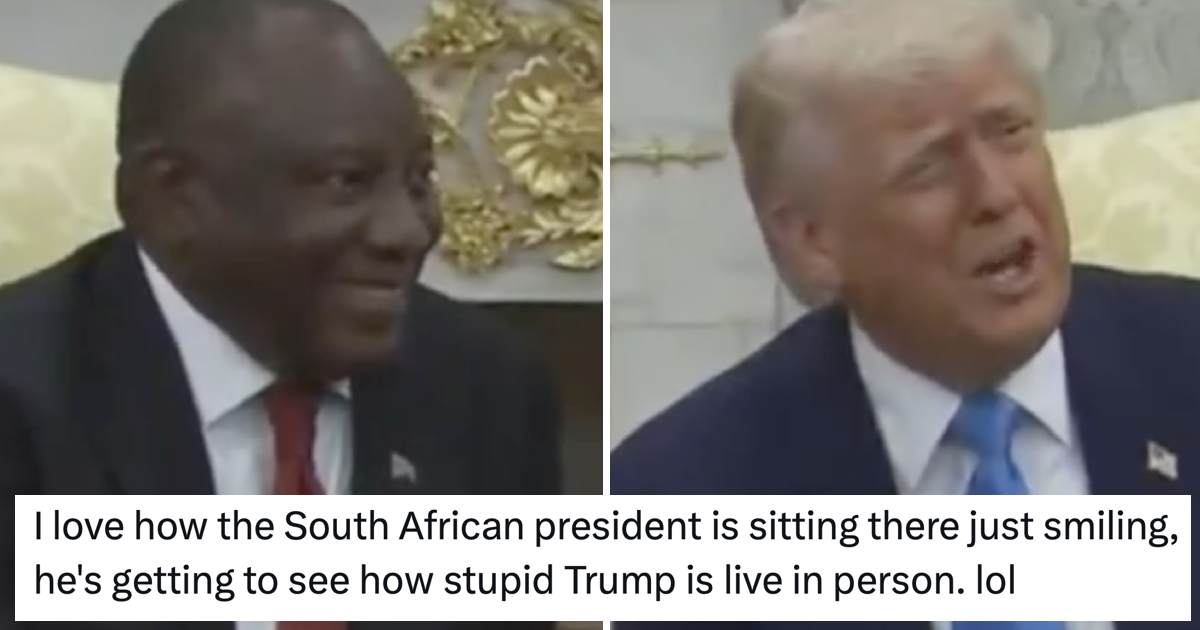 Donald Trump tried to give South Africa's president the Zelenskyy treatment and it blew up in his face - 13 totally bang-on responses