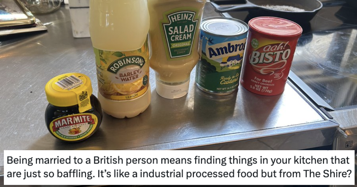 An American shared the culinary mystery of being married to a Brit and the transatlantic divide never felt so wide