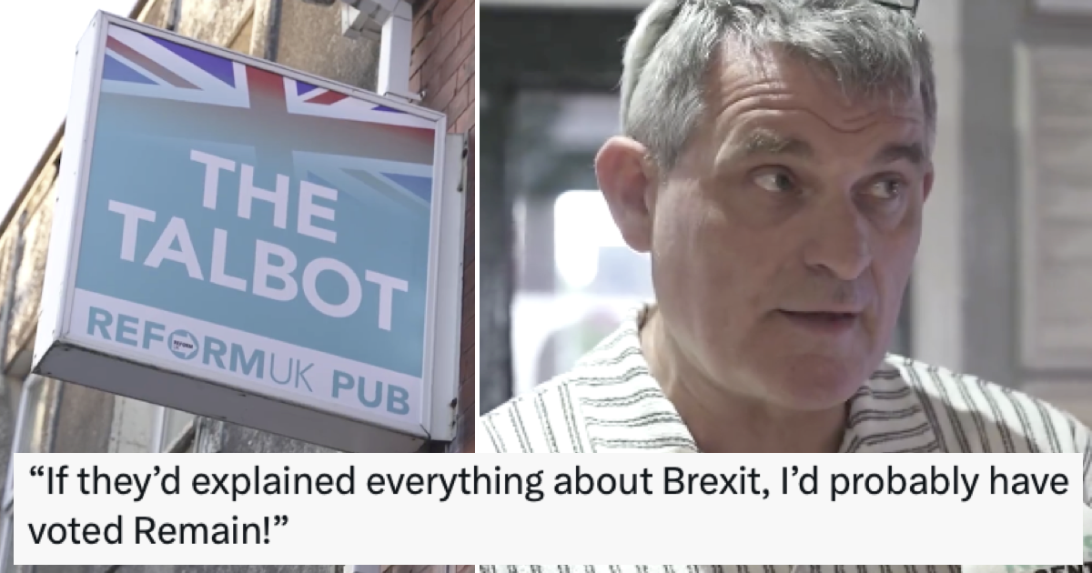 The Reform UK pub owner was let down by Brexit but would still vote for Nigel Farage and basically people's brains exploded