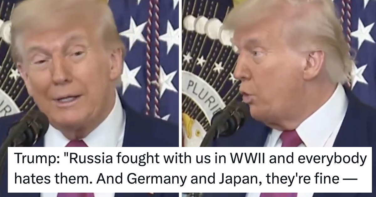 Donald Trump just said he doesn't get why people hate Russia when they helped win WW2 - 17 blistering and totally on-point comebacks