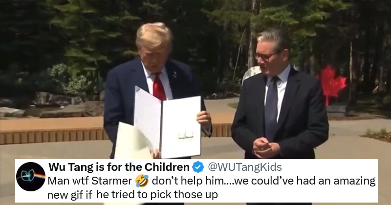 Donald Trump dropped the US-UK trade deal documents and got the UK confused with the EU, but tell us more about that 4D chess