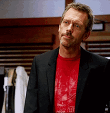 Dr House, smiling
