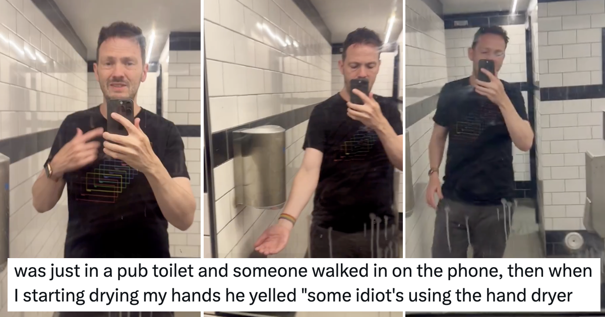 This comedian's magnificent tale of an idiot bloke's instant karma in a pub toilet is today's funniest and most satisfying thing