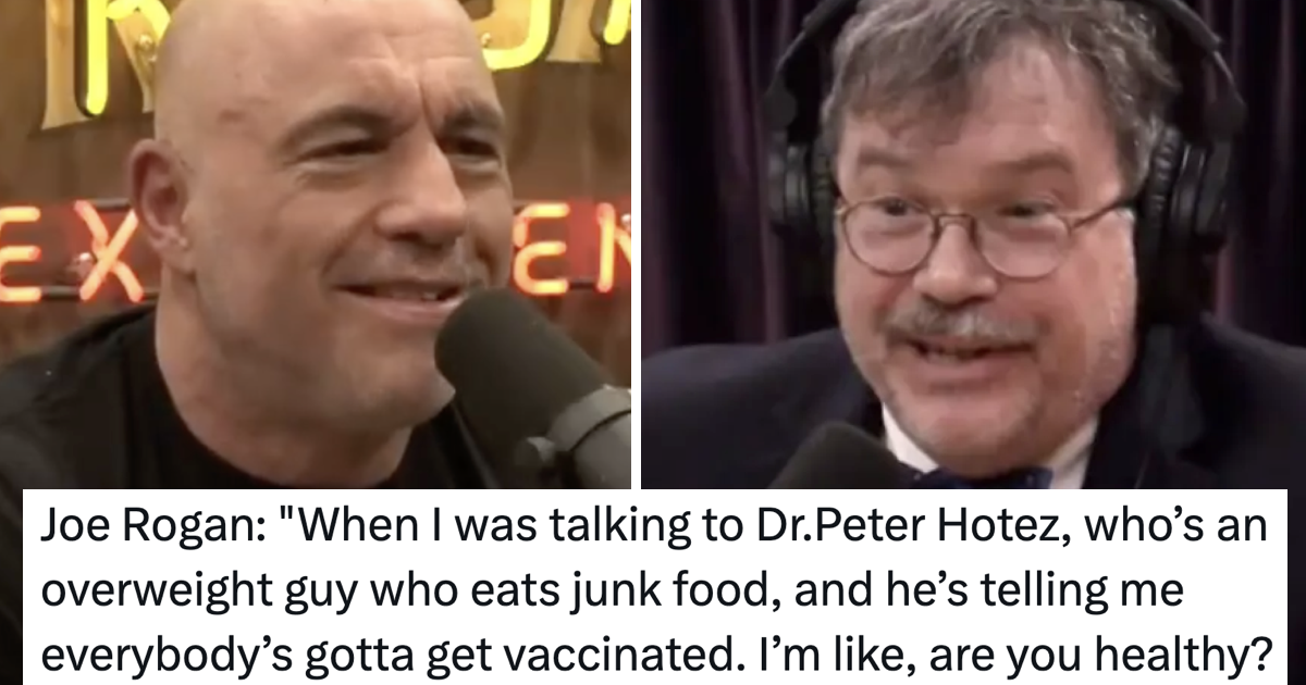 Joe Rogan mocked a doctor for being 'overweight' and their magnificent comeback made everyone's day better