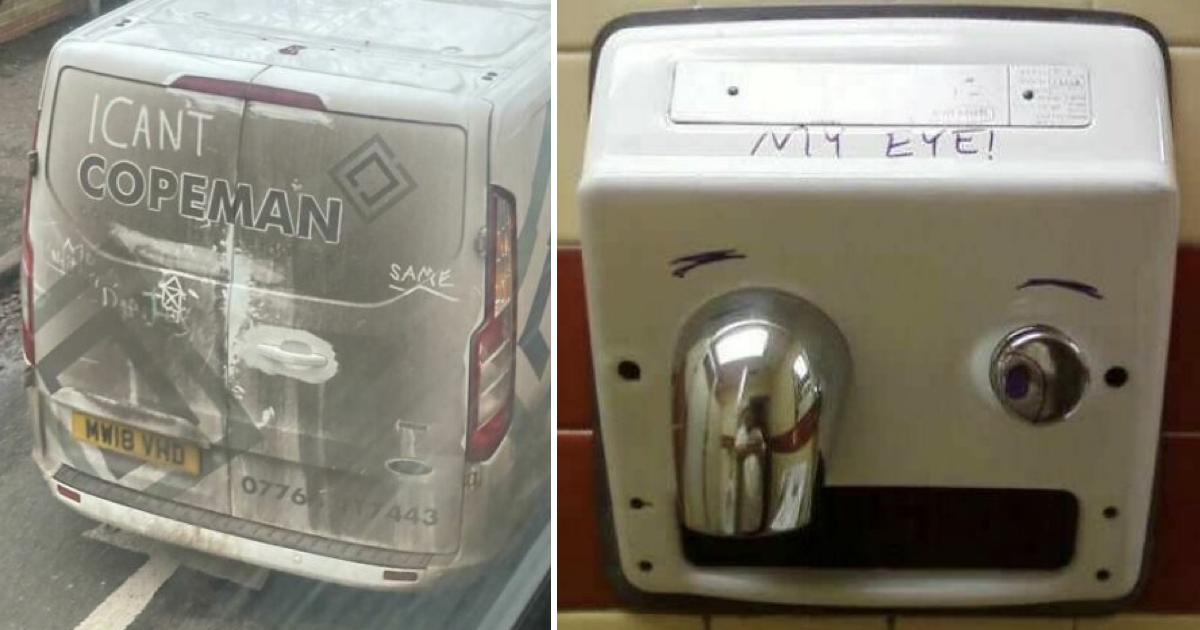30 of the funniest and most inventively entertaining examples of 'Mild Vandalism' on Reddit