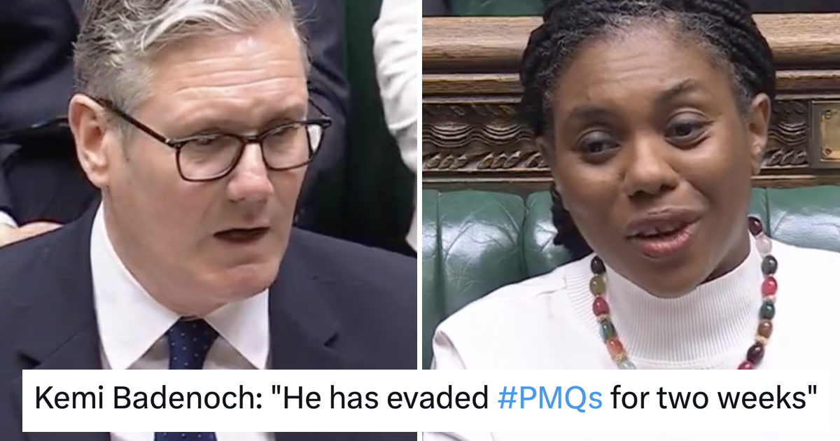 Kemi Badenoch accused Keir Starmer of avoiding PMQs and his A++ comeback was so brutal even Tories took his side