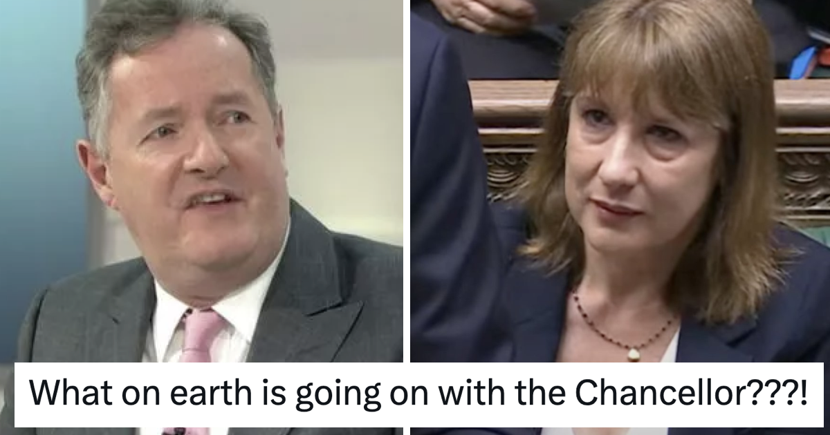 Piers Morgan told Rachel Reeves 'if you can't stand the heat get out the kitchen' and this A++ comeback wrote itself