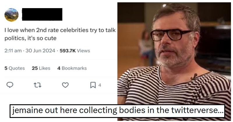 Jemaine Clement's stunning comeback to a Maga troll is an all-time classic
