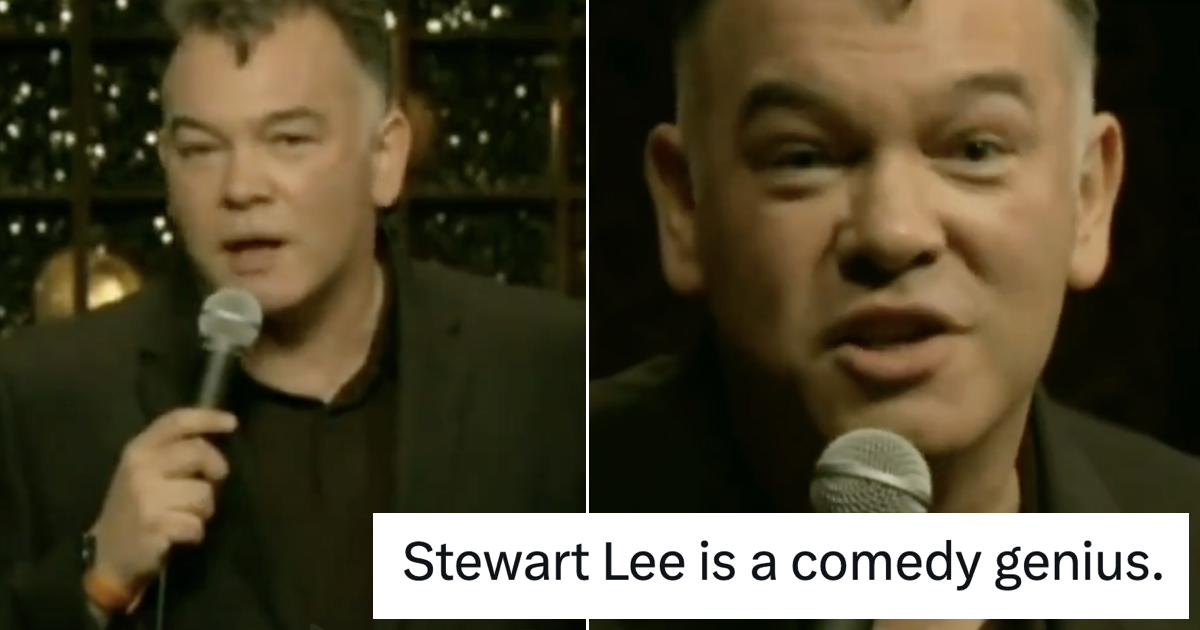 The wealth tax debate sent this fabulous Stewart Lee routine wildly viral and it's hilariously on-point