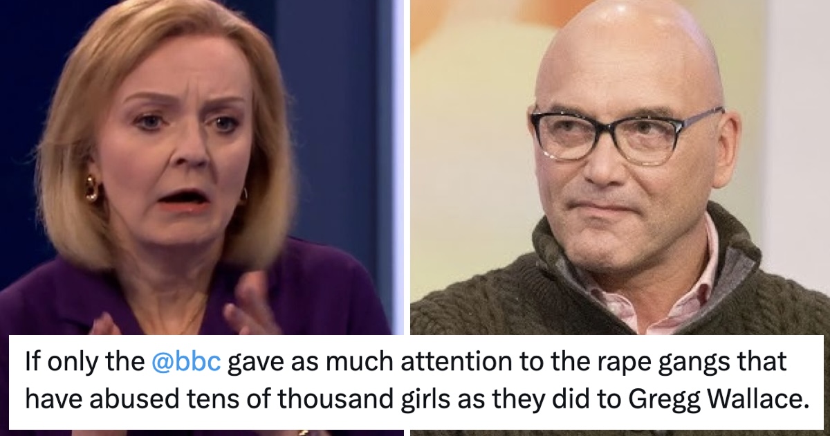 Liz Truss trolled the BBC for not bringing rape gangs to justice and got brutally owned into next year