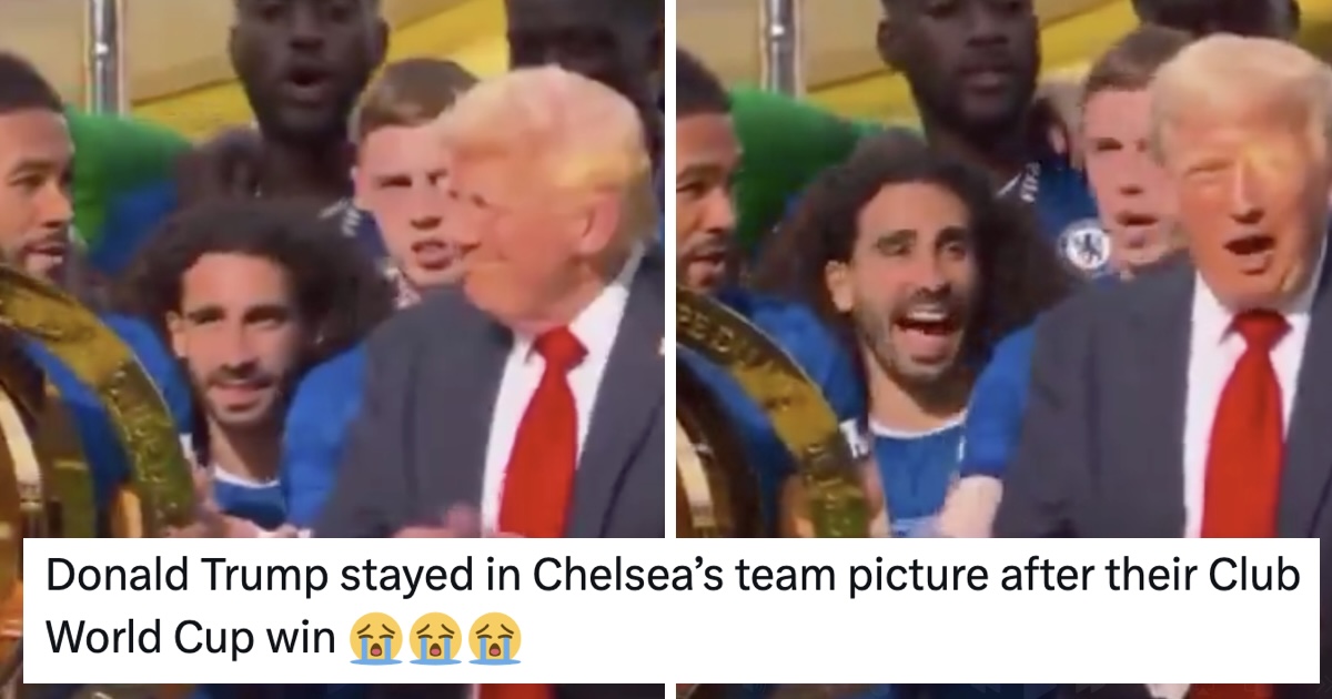 Donald Trump wouldn't leave Chelsea's triumphant team photo and of all the A++ responses Ryanair said it best