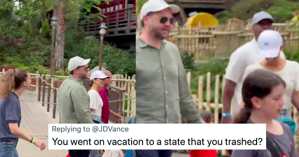 JD Vance clapped back at criticism of his Disneyland visit and got magnificently owned - 17 replies to send him packing back to DC
