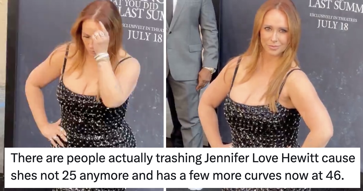 A certain type of man's been trolling Jennifer Love Hewitt for daring to grow older and got all the damning responses they deserved