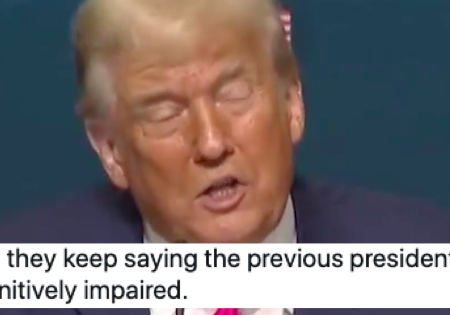 Can somebody get a translator for this incoherent Donald Trump quote? Trying to guess what any of these numbers mean is surely a trillion to one shot