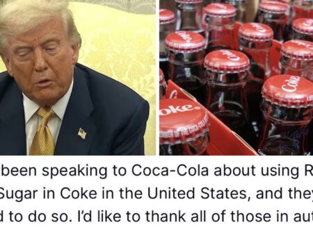 Donald Trump claimed he’d made Coke great again and if it was an attempt to distract from Epstein then Gavin Newsom’s A++ comeback really burst his bubble