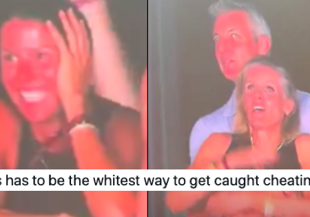 This couple’s horror at ending up on the ‘kiss cam’ is surely the most entertaining thing ever to happen at a Coldplay concert (and Chris Martin’s commentary made it even funnier)