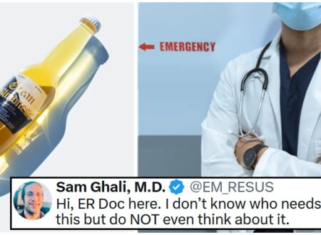 Someone designed a beer bottle for sticking in the – erm – sand, and the medical profession entered the chat – 18 funny (and occasionally NSFW) comments