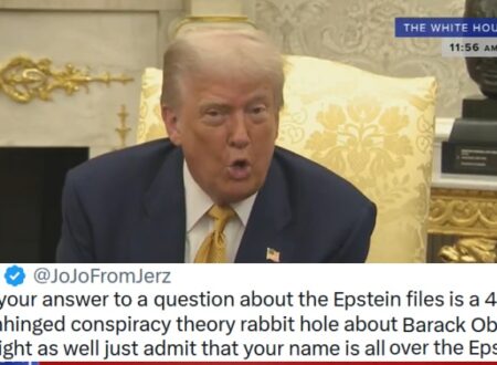 ‘Take a look at that and stop talking about nonsense’ – Trump’s latest Epstein Files deflection sees him accuse Barack Obama of treason