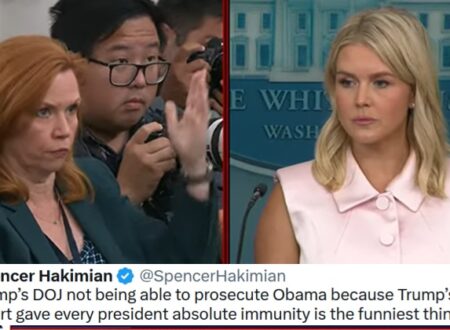 Karoline Leavitt was completely owned during her press conference about the Obama “scandal”, and it’s our guilty pleasure watch of the day