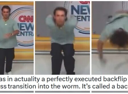 This stunt baseball star tried a backflip on live television and violently faceplanted – everyone online reacted accordingly