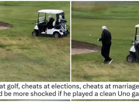 A clip of Trump apparently cheating at golf says everything you need to know about him- 15 rough assessments