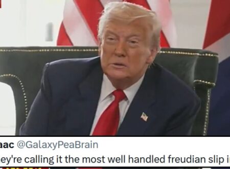 Trump’s “I didn’t have the privilege of going to Epstein’s island” T-shirt has people asking a lot of questions already answered by his shirt