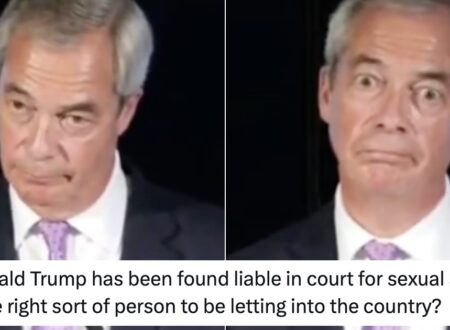 Nigel Farage was asked what his policy proposals would mean for Trump and that fizzing sound you can hear is his brain short-circuiting