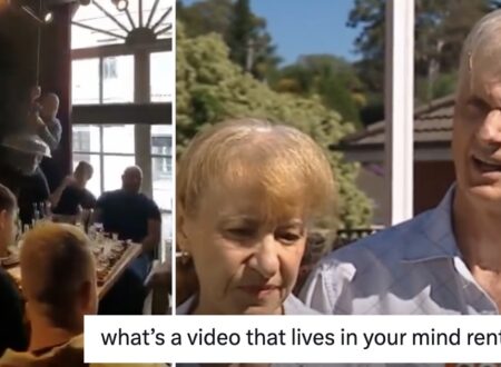 People have been sharing videos that live in their head rent free and this one beats all-comers